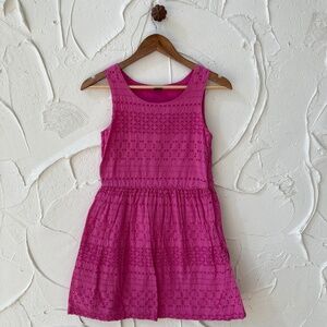 GAP Kids Pink Eyelet Dress - L/10